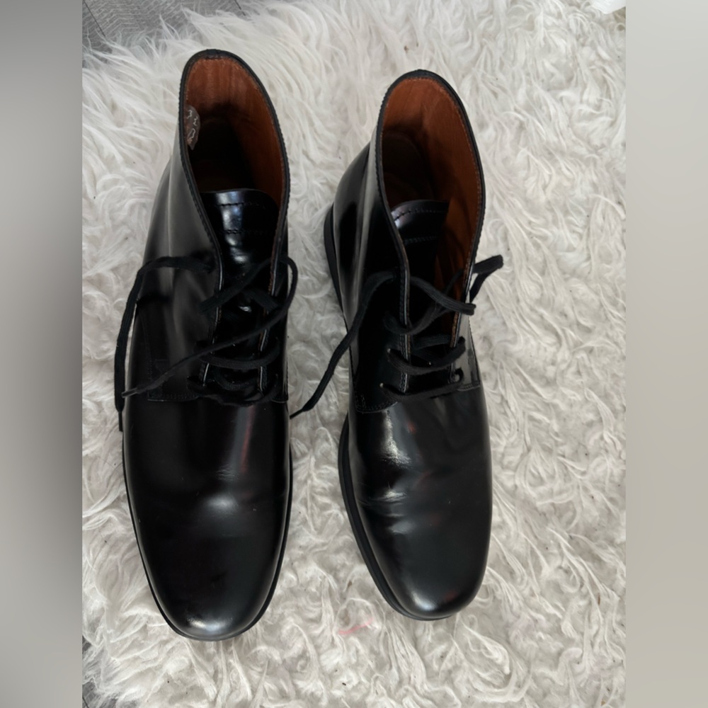 Tod's Lug Sole Lace-Up Ankle Boot Black 9 - Picture 4 of 5